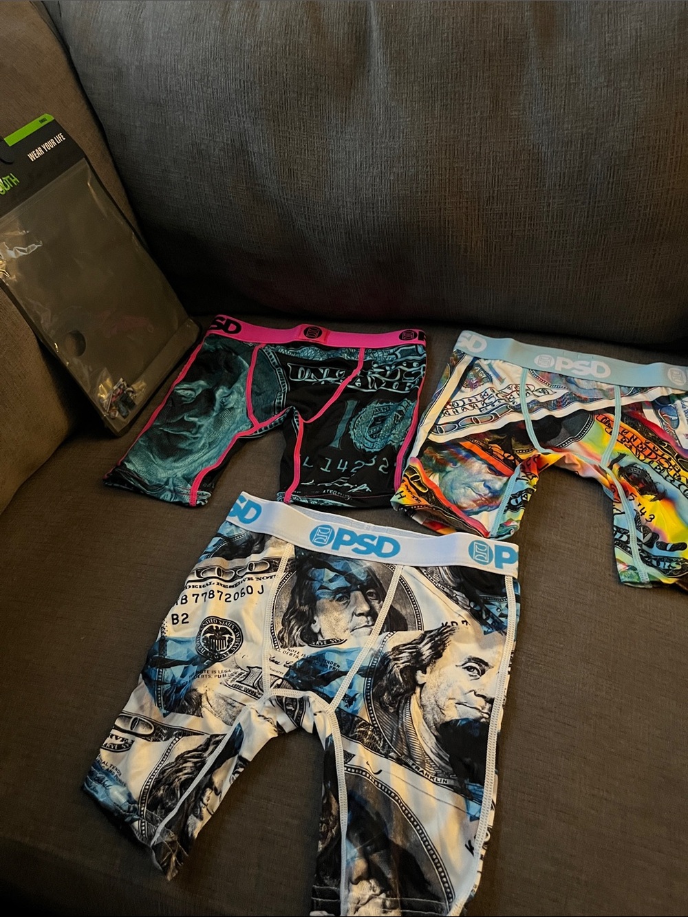 PSD Kids Boxer Briefs - White, Black, Blue, Pink, Multicolor Size Small NEW